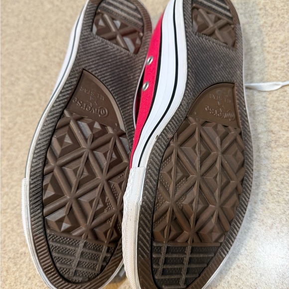 Converse All-Star Women's Sneakers in Pink and White - Picture 6 of 7